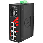 Switch PoE+ LMP-1002G-SFP-T (8*10/100/1000Tx + 2*100/1000 SFP) - AGL