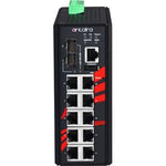 Switch LMP-1202G-SFP (8* PoE+ 1000Tx+2*10/100/1000Tx+2*SFP100/1000) - AGL
