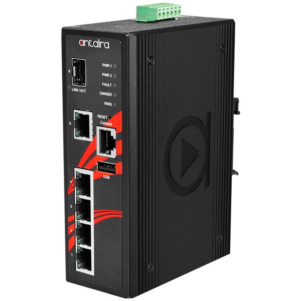 Switch LMP-0601G-SFP-24-T (4*10/100/1000Tx+1*1000Tx+1*SFP) - AGL