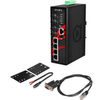 Switch LMX-0602-ST-M (4*10/100Tx + 2*100Fx ST, Multi-mode 2Km) - AGL