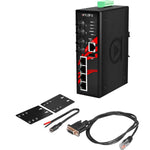 Switch LMX-0602-ST-M (4*10/100Tx + 2*100Fx ST, Multi-mode 2Km) - AGL