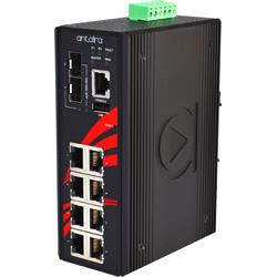 Switch ATEX LMX-1002G-SFP-T (8*10/100/1000Tx + 2*100/1000 SFP) - AGL
