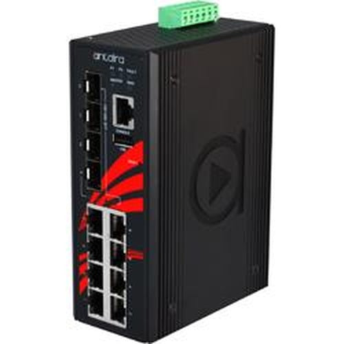 Switch ATEX LMX-1204G-SFP (8*10/100/1000Tx + 4*100/1000 SFP) - AGL