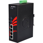 Switch PoE+ LNP-0501-ST-M-T (4*10/100Tx + 1*100Fx ST MM 2Km) - AGL