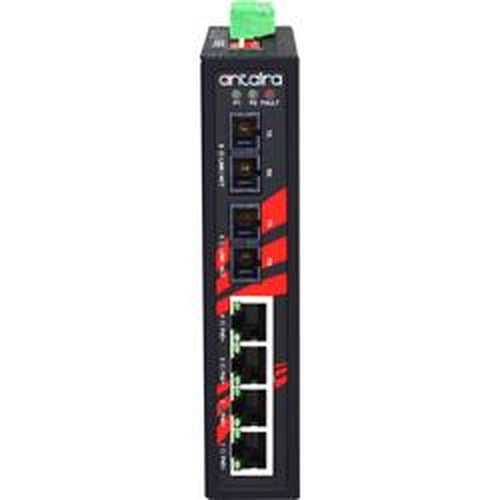 Switch PoE+ LNP-0602-M (4*10/100Tx + 2*100Fx MM 2Km) - AGL
