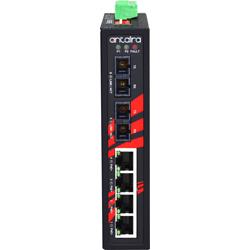 Switch PoE+ LNP-0602-M-T (4*10/100Tx + 2*100Fx MM 2Km) - AGL