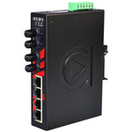 Switch PoE+ LNP-0602-ST-M (4*10/100Tx + 2*100Fx ST MM 2Km) - AGL