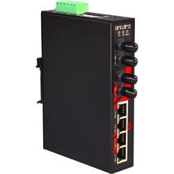 Switch PoE+ LNP-0602-ST-M (4*10/100Tx + 2*100Fx ST MM 2Km) - AGL