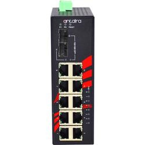 Switch PoE+ LNP-1202G-SFP (10*10/100/1000Tx + 2*100/1000 SFP) - AGL