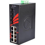 Switch PoE+ LNP-1204G-SFP (8*10/100/1000Tx + 2*100/1000 SFP) - AGL