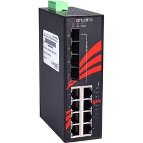 Switch PoE+ LNP-1204G-SFP-T (8*10/100/1000Tx + 2*100/1000 SFP) - AGL