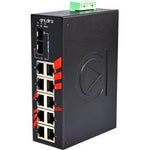 Switch PoE+ LNP-1002C-SFP-T (8*10/100Tx + 2* GB Combo) - AGL