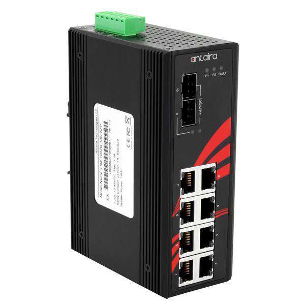 Switch LNX-1002G-10G-SFP (8* 10/100/1000Tx + 2* 10G SFP) - AGL