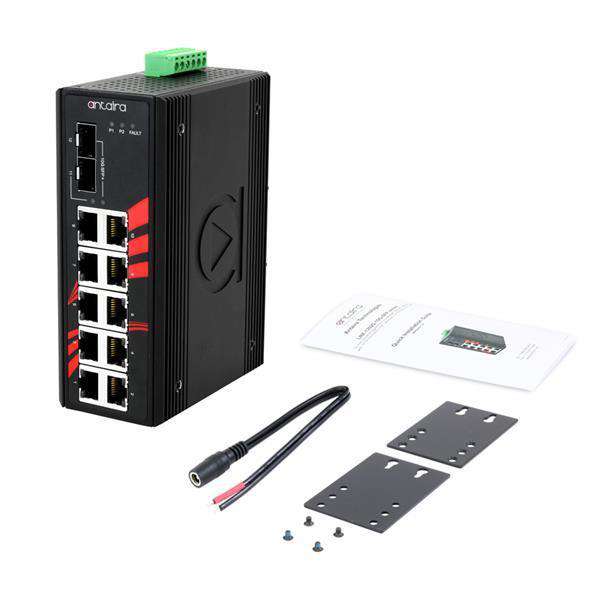 Switch LNX-1202G-10G-SFP (10* 10/100/1000Tx + 2* 10G SFP) - AGL