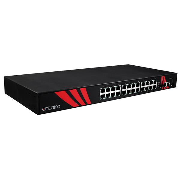 Switch LNX-2602G-SFP (24* 10/100/1000Tx + 2* Gigabit Combo) - AGL