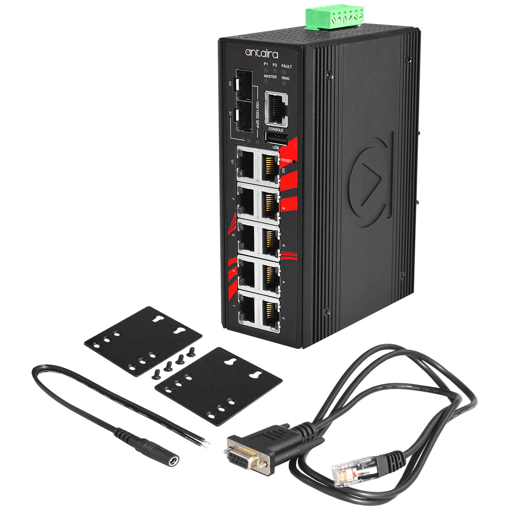 Switch LMX-1202M-SFP (8*10/100Tx + 2*10/100/1000Tx + 2*100/1000 SFP)