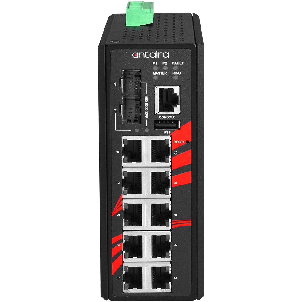 Switch ATEX LMX-1202G-SFP (10*10/100/1000Tx + 2*100/1000 SFP)