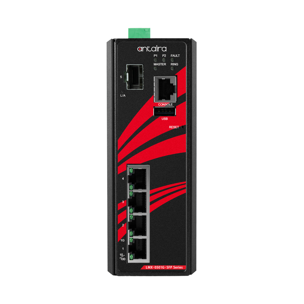Switch LMX-0501G-SFP-V2 (4*10/100/1000Tx + 1*100/1000 SFP)