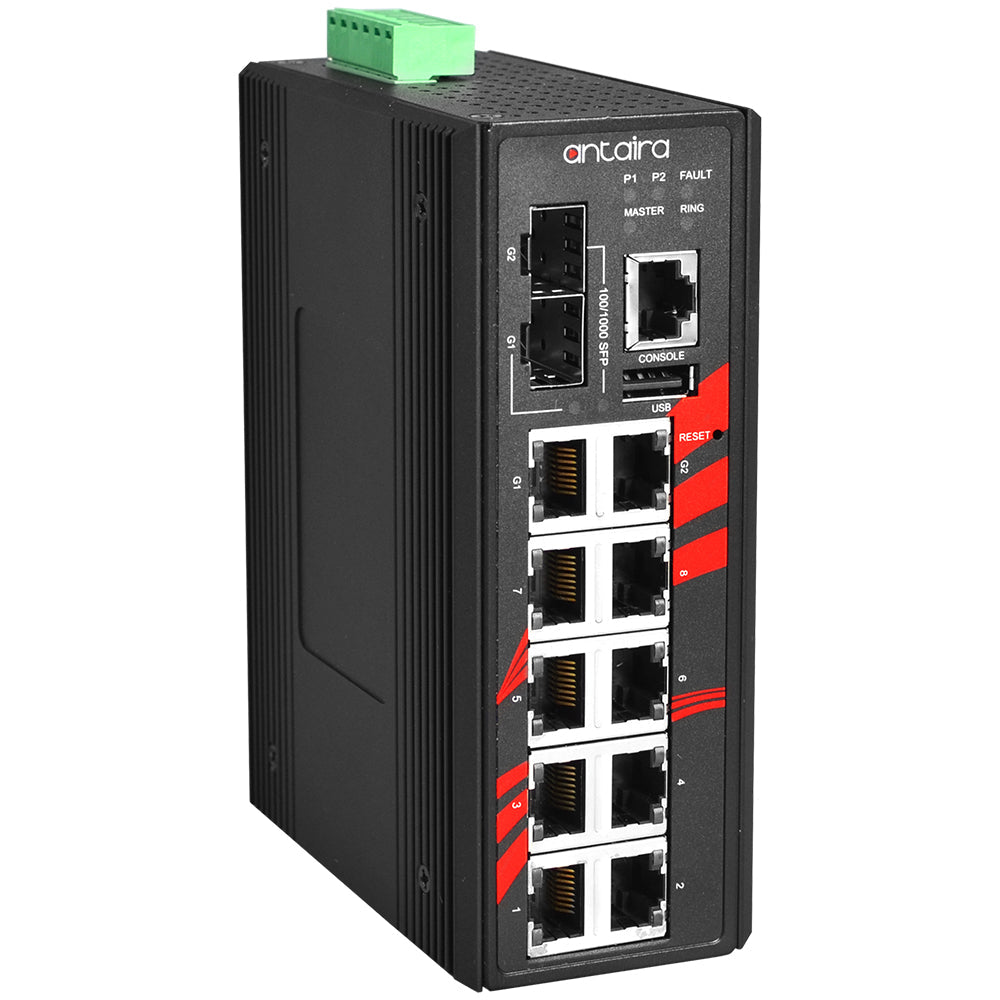 Switch PoE+ LMP-1202M-SFP-24 (8*10/100Tx+2*10/100/1000Tx+2*100/1000SFP)