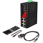 Switch LMX-0802-M (6*10/100Tx + 2*100Fx, MM 2Km)