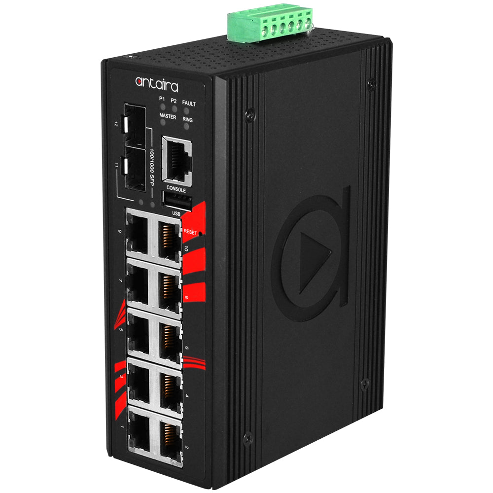 Switch ATEX LMX-1202G-SFP (10*10/100/1000Tx + 2*100/1000 SFP)