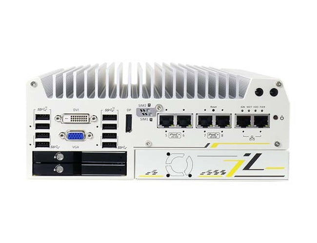 Neousys Nuvo-7204VTC (Intel 9/ 8-Gen, 4* PoE+, DIO, CAN bus, RAID)