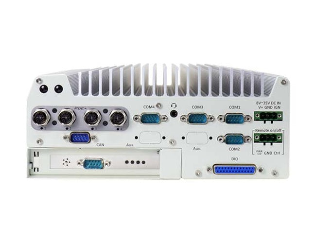 Neousys Nuvo-7204VTC (Intel 9/ 8-Gen, 4* PoE+, DIO, CAN bus, RAID)