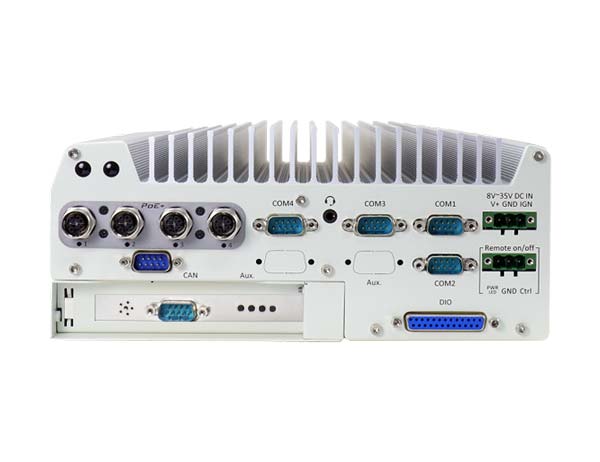 Neousys Nuvo-7208VTC (Intel 9/ 8-Gen, 8* PoE+, DIO, CAN bus, RAID)