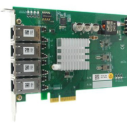 Placa de Rede Neousys PCIe-PoE354at (Intel I350-AM4 GbE PoE+)