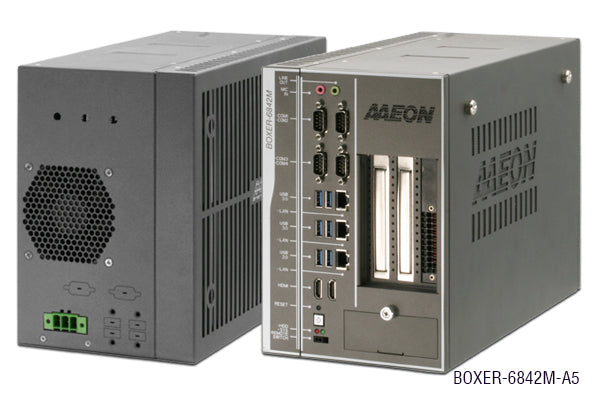 AAEON BOXER-6842M-A5-1010 (Intel 8/ 9 Ger, Tesla T4, PCIe x8, PCIe x4)