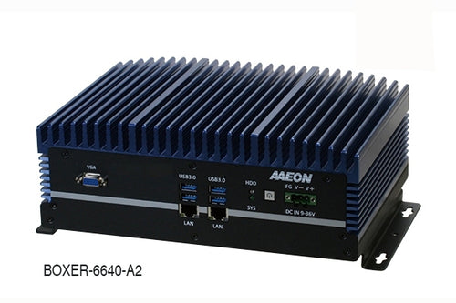 AAEON BOXER-6640 (Intel 6/ 7 Gen, 2 LAN, 4 COM, DIO, 9-36VDC)