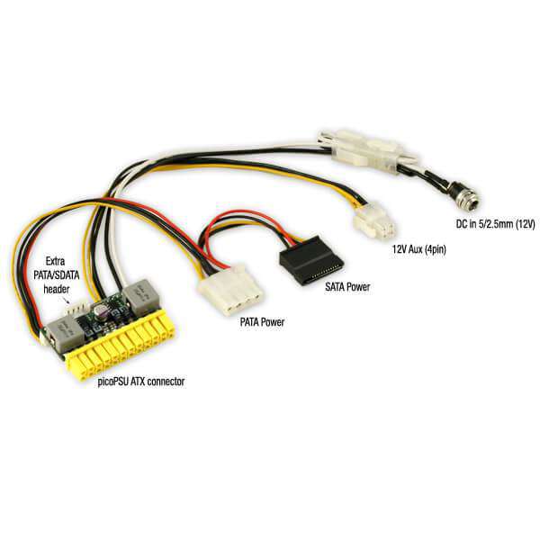 Fonte picoPSU-150-XT DC/DC PC ATX 24pin 150W - AGL