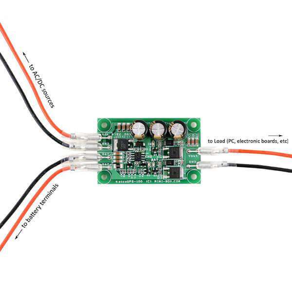 Fonte picoUPS-100-ATV (100W Interface Backup) - AGL