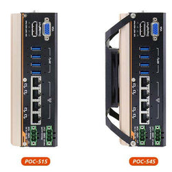 Neousys POC-516 (AMD Ryzen™ V1605B, 4* portas PoE+, MezIO-R12)