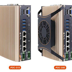 Neousys POC-515 (AMD Ryzen™ V1605B, 4* portas PoE+, MezIO™ interface)