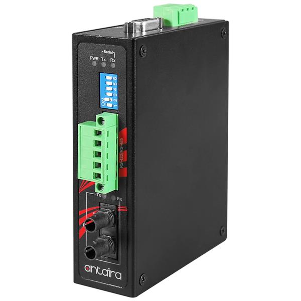 Conversor RS-232/422/485 para fibra STF-401C-TM02-T, MM 2KM, ST
