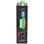 Conversor RS-232/422/485 para fibra STF-401C-TM02-T, MM 2KM, ST