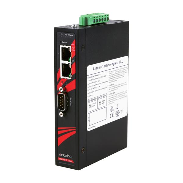 Gateway STM-601C-T Modbus TCP para RS232/422/485 RTU/ASCII EOT