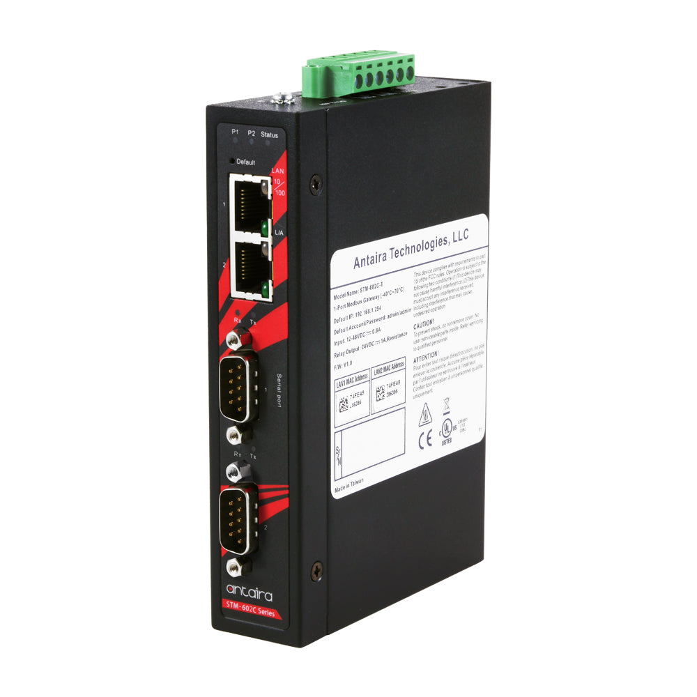 Gateway STM-602C Modbus TCP para RS232/422/485