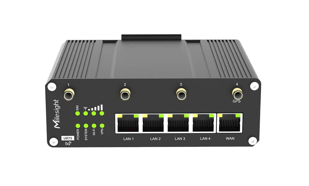 IoT Router UR75-500GL-G-P-W (5G, WiFi, 5*GLAN, DI/DO, PoE, GPS)