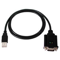 Conversor UTS-1110A USB para RS232 (DB9M) LED TX/RX, 80cm